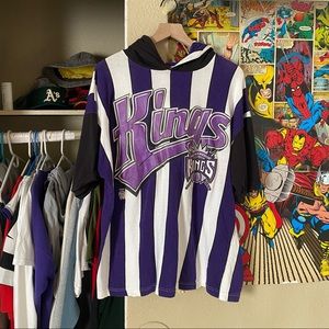 Vintage Sacramento Kings Hooded T Shirt